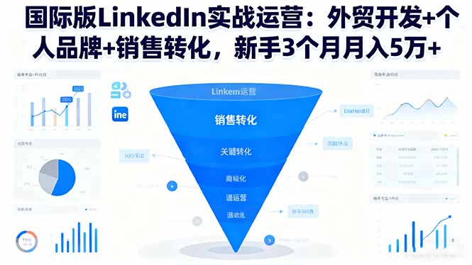 230048z1b41wbykk5wky8m.jpg (16397期)国际版LinkedIn实战运营:外贸开发+个人品牌+销售转化,新手3个月月入5万+