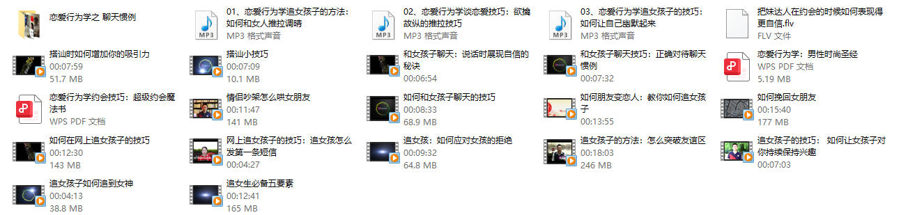 恋爱行为系
