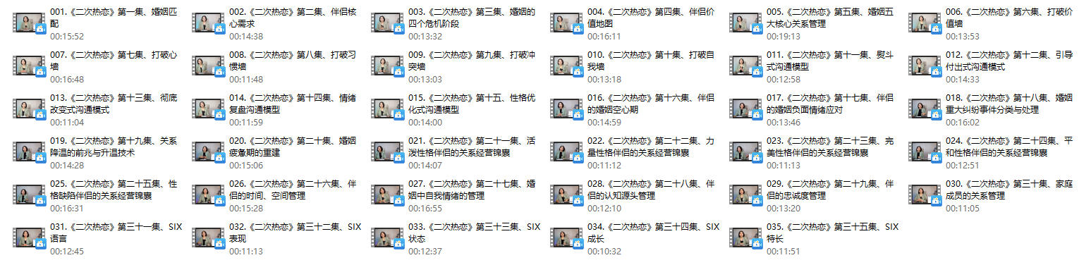 何丽娟《二次热恋》2.0进阶版