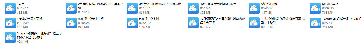 火种情感《全渠道资源收集课》实战课程