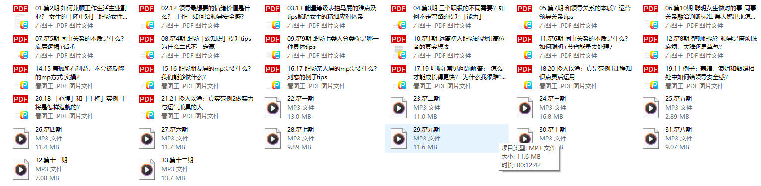花痴女巫《职场情商》12期PDF