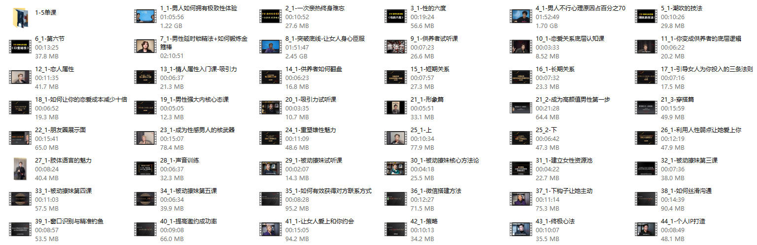 子轩四大核心课47节最新