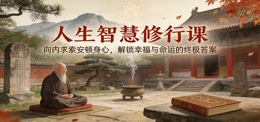 图片[1]-人生智慧修行课：向内求索安顿身心，解锁幸福与命运的终极答案-白蛇网赚