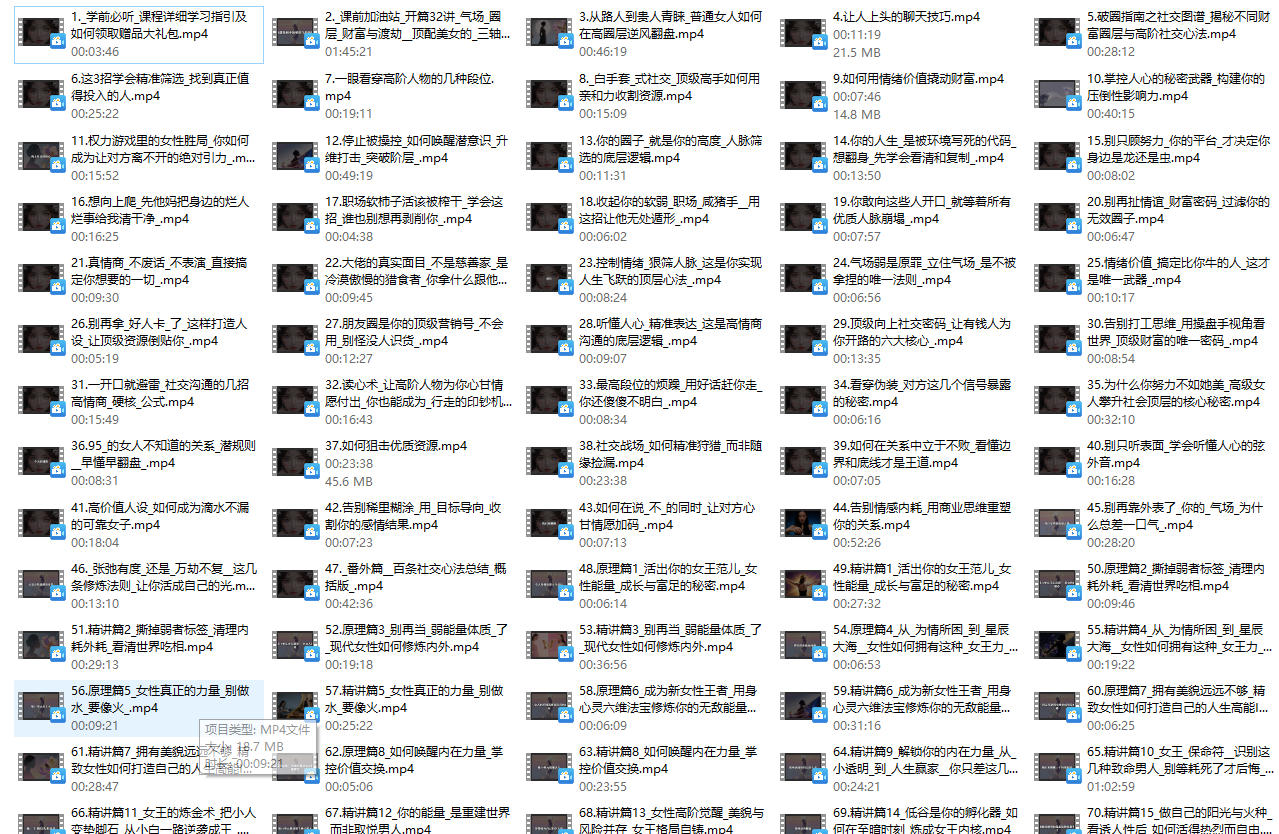 李想《高阶社交女性成长必修课》217节