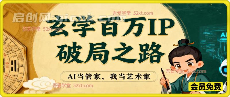 玄学百万 IP 破局之路： AI 当管家，我当艺术家