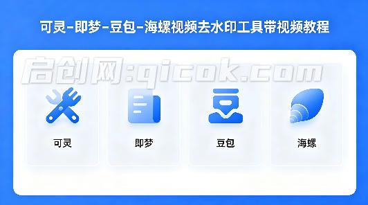 可灵–即梦–豆包–海螺视频去水印工具带视频教程