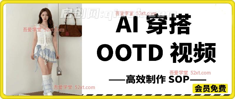 AI 穿搭  OOTD 视频高效制作 SOP全流程