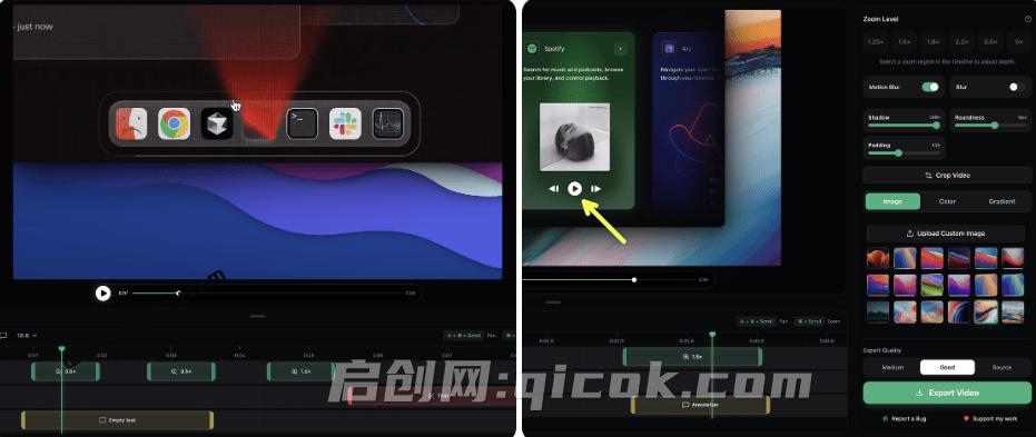 一键创建惊艳的屏幕录制!全自动变焦录制,Github开源、无需订阅、无水印,商用免费 CursorLens 一键创建惊艳的屏幕录制!全自动变焦录制,Github开源、无需订阅、无水印,商用免费 CursorLens