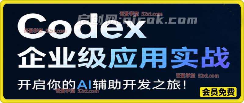Codex 企业级应用实战，开启你的AI辅助开发之旅!