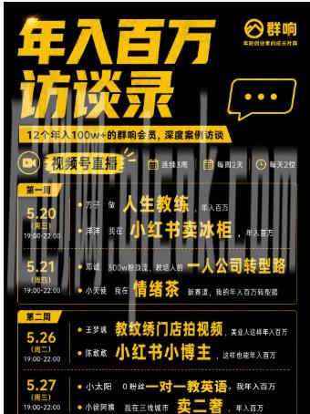 群响七周年年入百万访谈录(价值2399元)