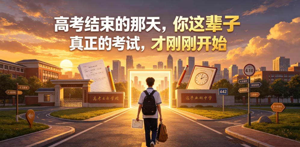 付费文章:高考结束的那天,你这辈子真正的考试,才刚刚开始