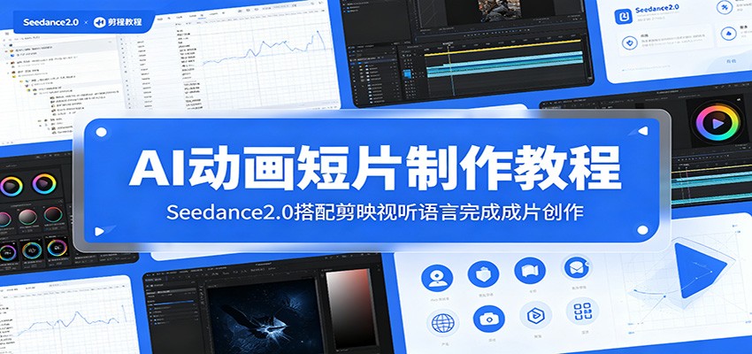 AI动画短片制作教程：Seedance2.0搭配剪映视听语言完成成片创作
