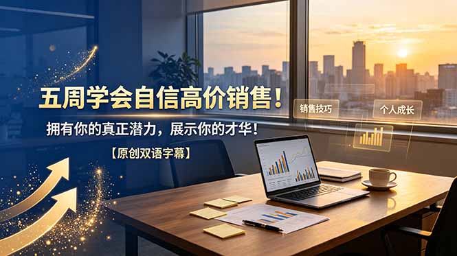 五周学会自信高价销售！拥有你的真正潜力，展示你的才华！【原创双语字幕】