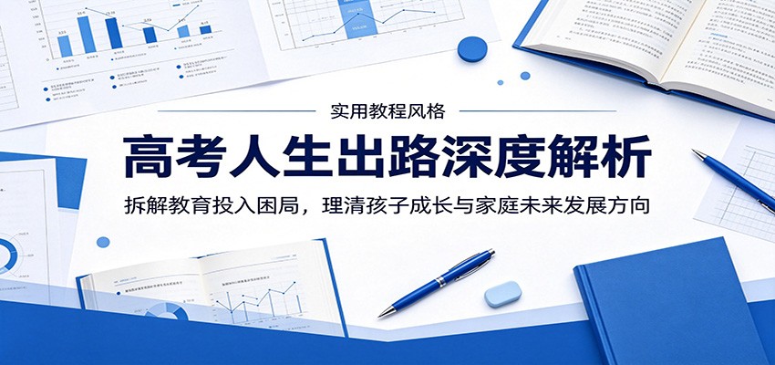 高考人生出路深度解析：拆解教育投入困局，理清孩子成长与家庭未来发展方向