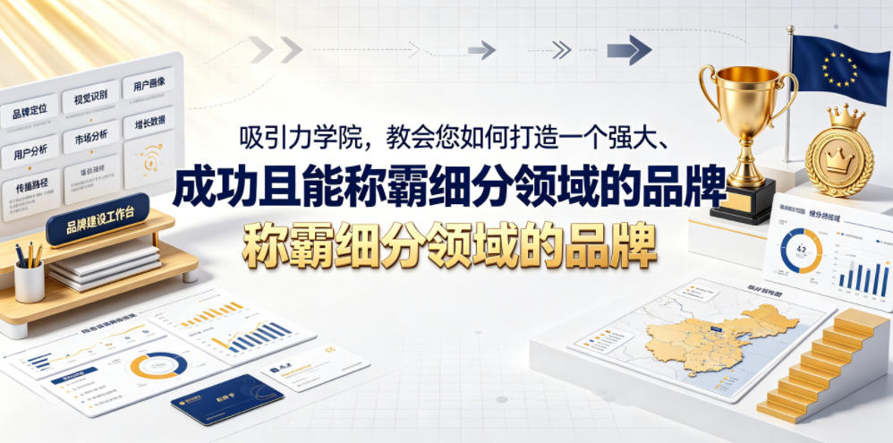 吸引力学院,教会您如何打造一个强大、成功且能称霸细分领域的品牌!【原创双语字幕】