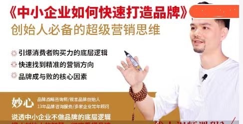 妙心－－中小企业如何快速打造品牌，创始人必备的超级营销思维-品牌营销