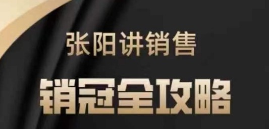 张阳讲销售实战训练营，案例实战训练，销冠全攻略-销售技巧