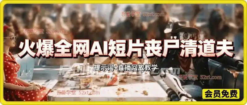 国产AI大神Mx-Shell 火爆全网的AI短片《丧尸清道夫》直播教学回放+提示词-智点网