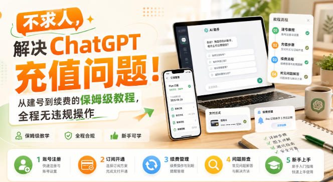 不求人,解决ChatGPT充值问题!从建号到续费的保姆级教程,全程无违规操作-智点网