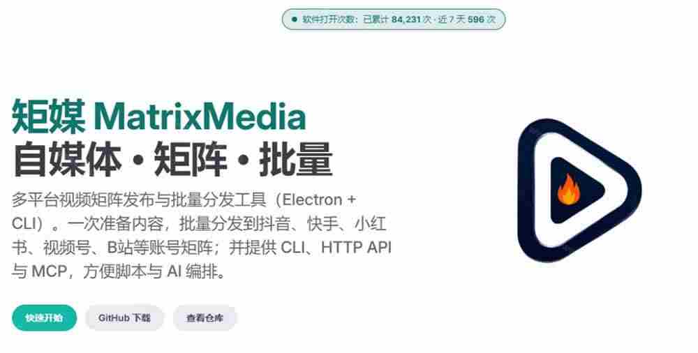 (21176期)一条视频要发七八个平台,这太麻烦了?自媒体矩阵账户批量发布工具来了!开源且免费 MatrixMedia