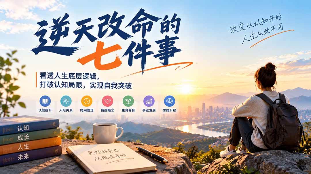 (21022期)付费文章:逆天改命的七件事,看透人生底层逻辑,打破认知局限,实现自我突破
