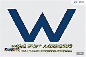 W情感初阶班《追爱实战必修课聊天实战拿结果》（31节视频课）
