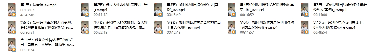 两性识人《识人辨人》训练营(天边的老白）